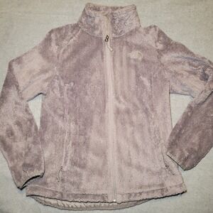 The North Face Osito 2 Full Zip Fleece Jacket Lavender Grey Womens Medium